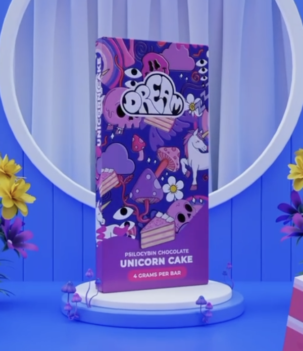 Dream Psilocybin Unicorn Cake Bar